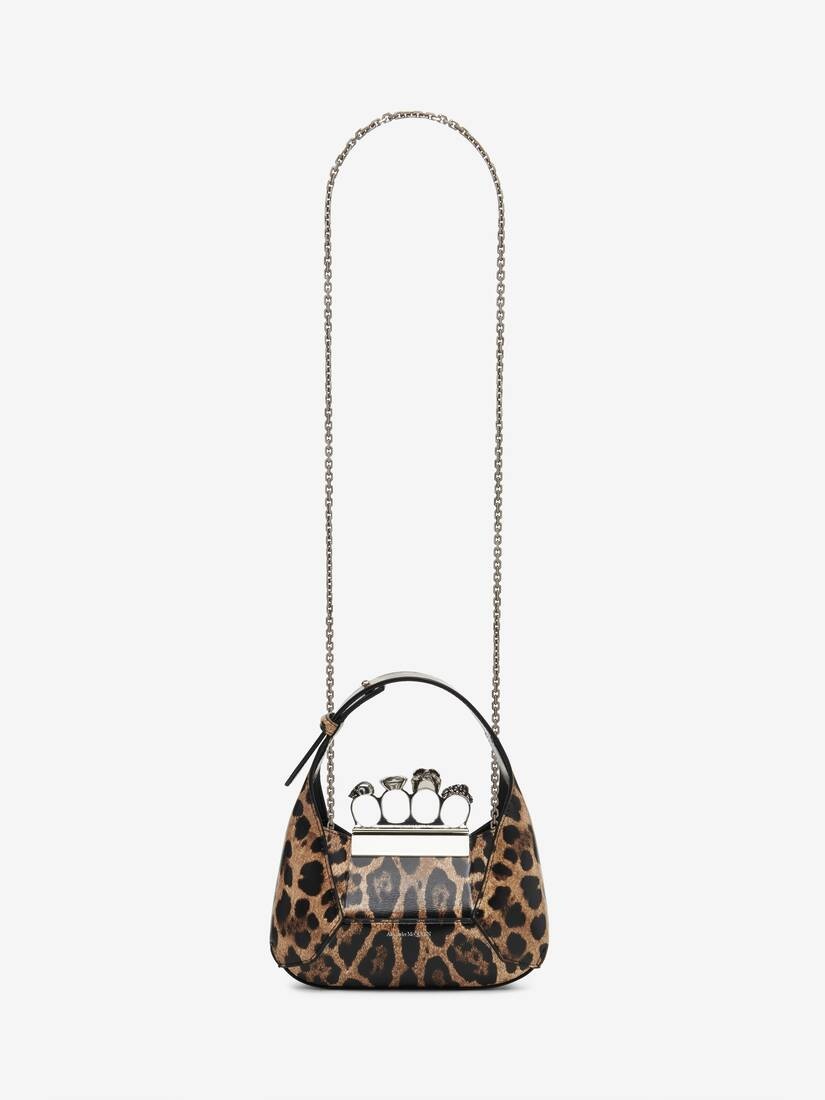 Women's The Jewelled Hobo Mini Bag in Natural/black - 7