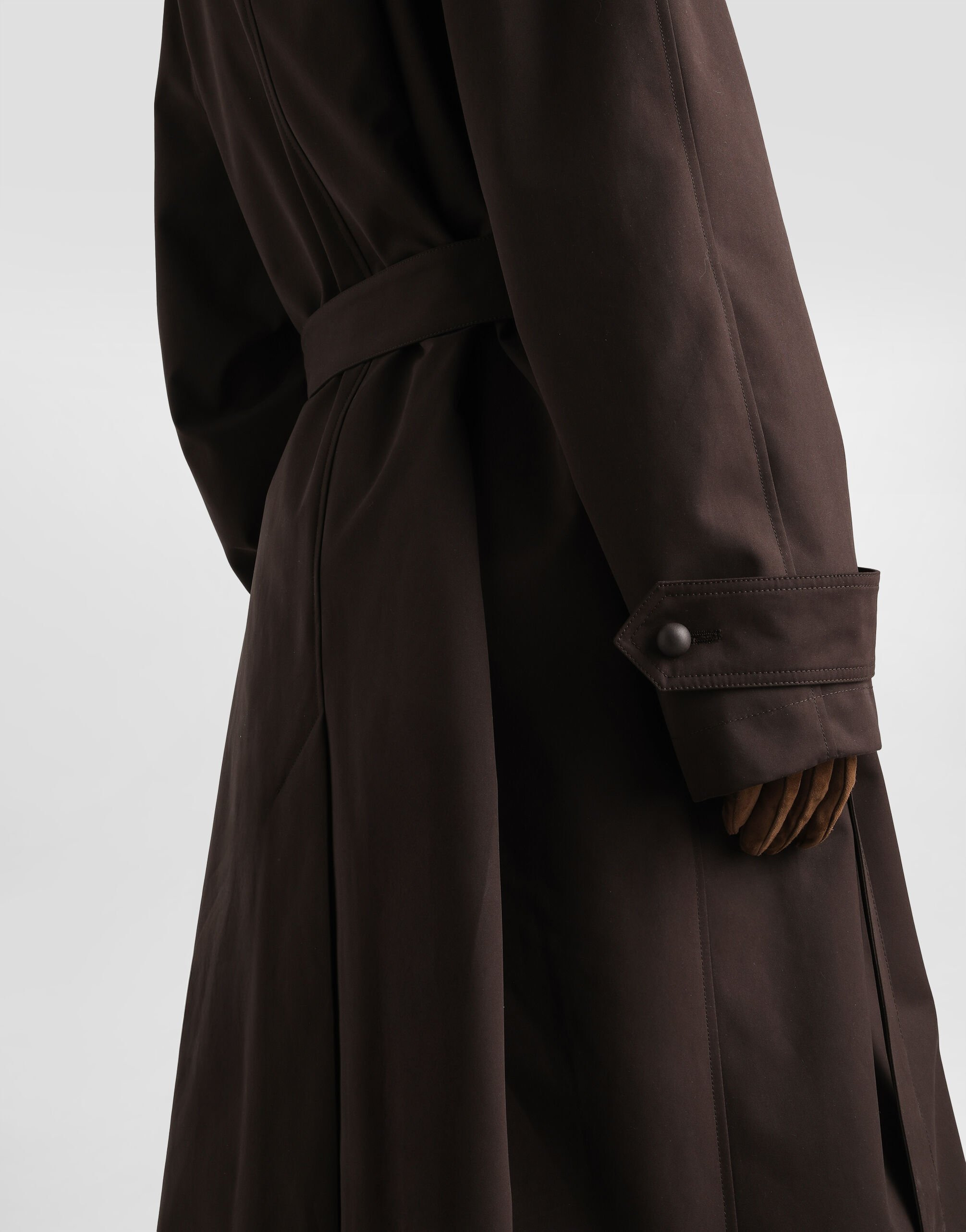 Trench coat in technical gabardine - 4