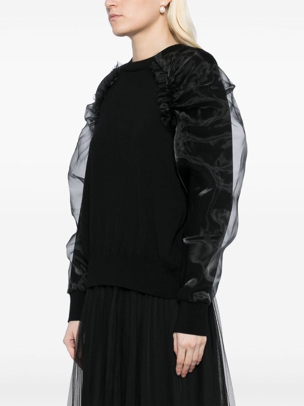 cut-out detailing jumper - 3