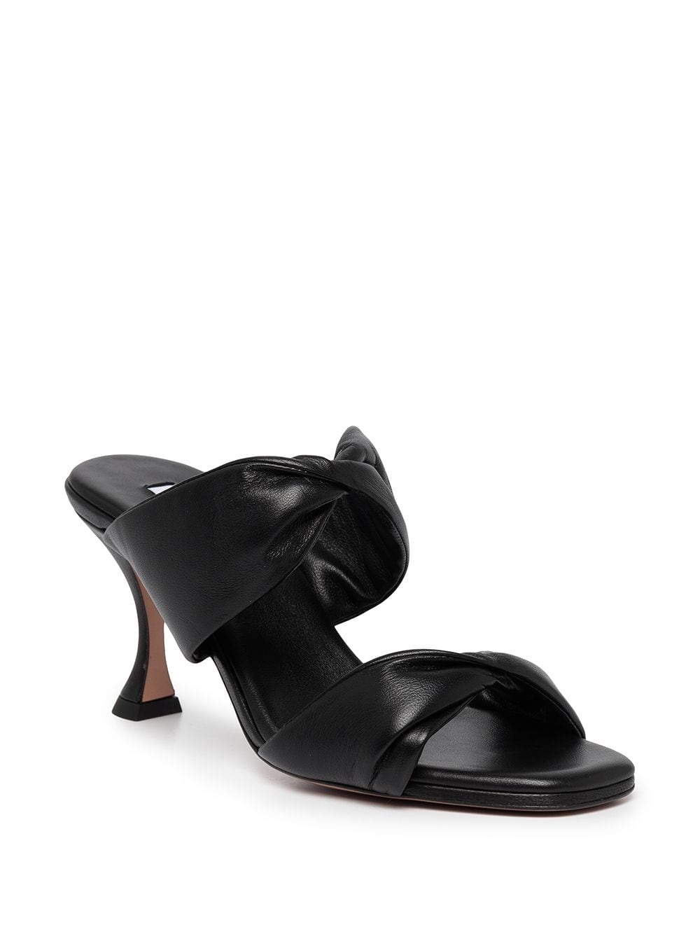 strapped open toe mules - 2