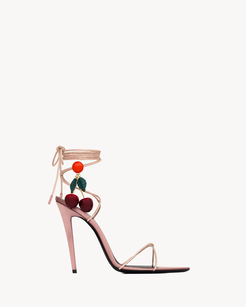 MON CHÉRI SANDALS IN SUEDE AND RHINESTONES 1