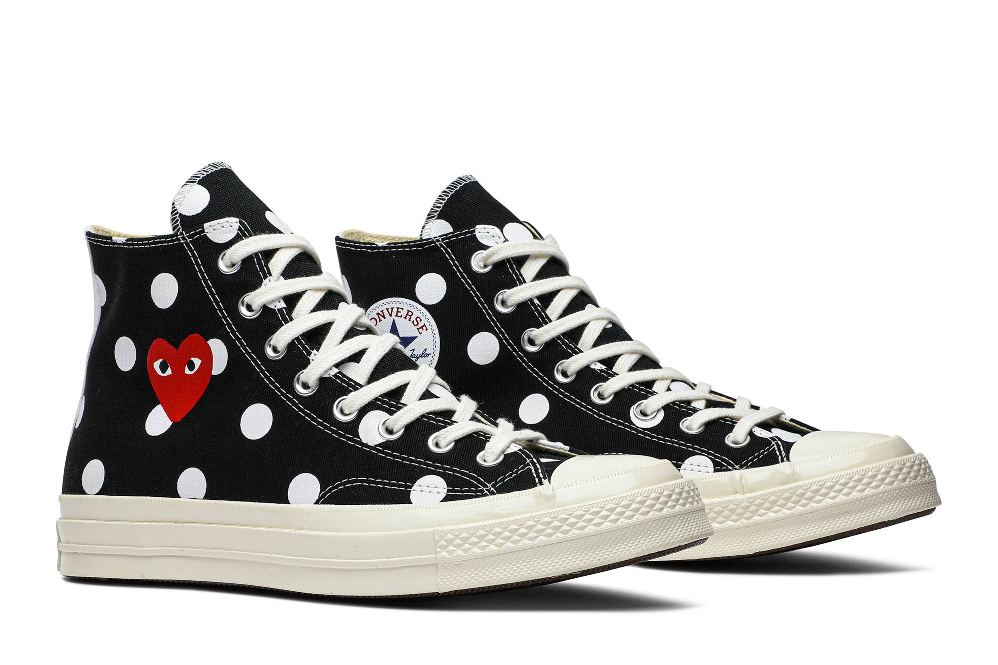 Comme des Garçons x Chuck Taylor All Star 70 Hi 'Black Polka Dot' - 8