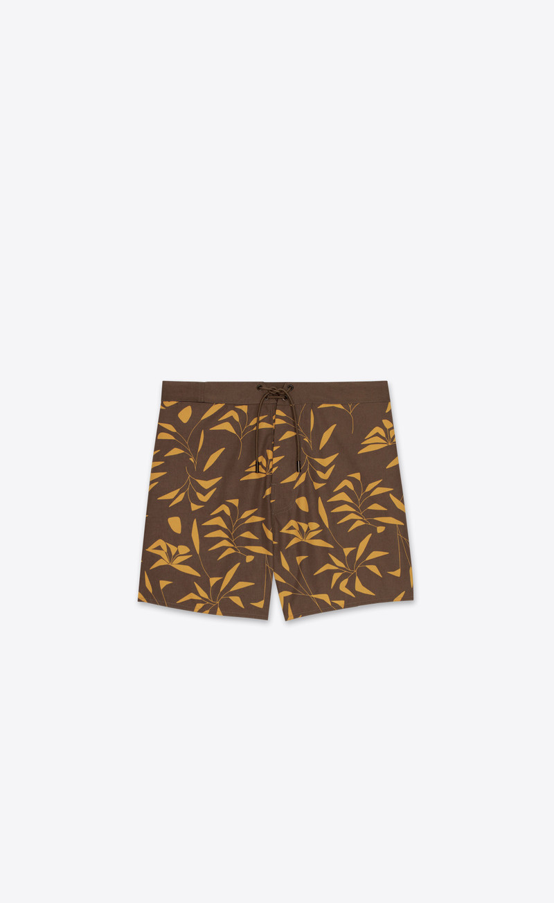sunset print swim shorts - 1