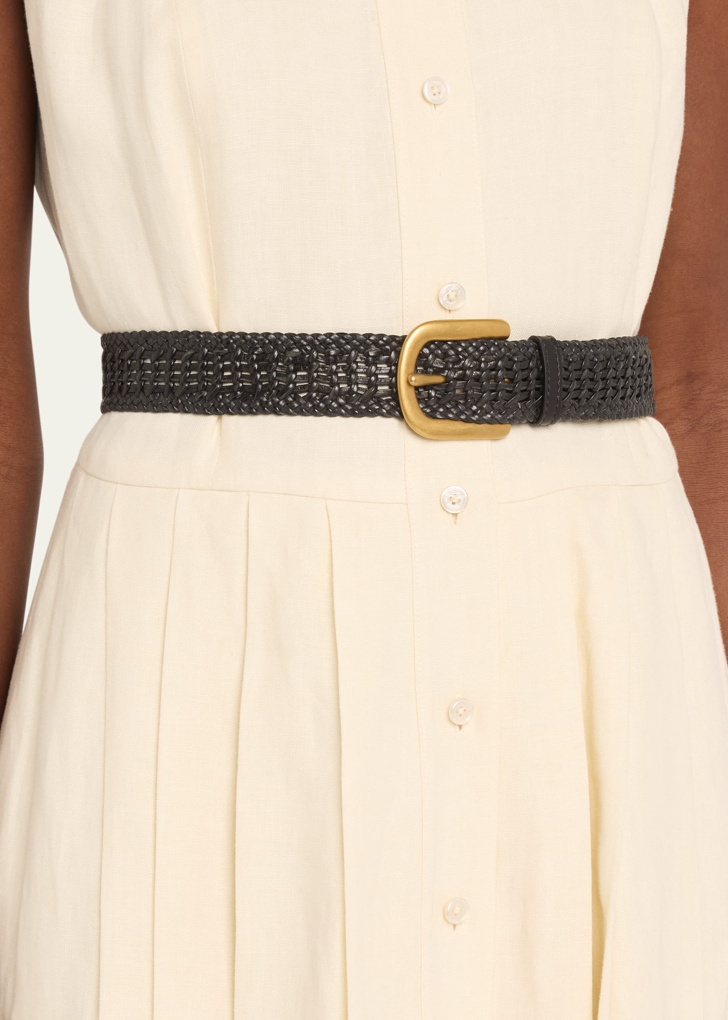 Sam Woven Leather Belt - 2