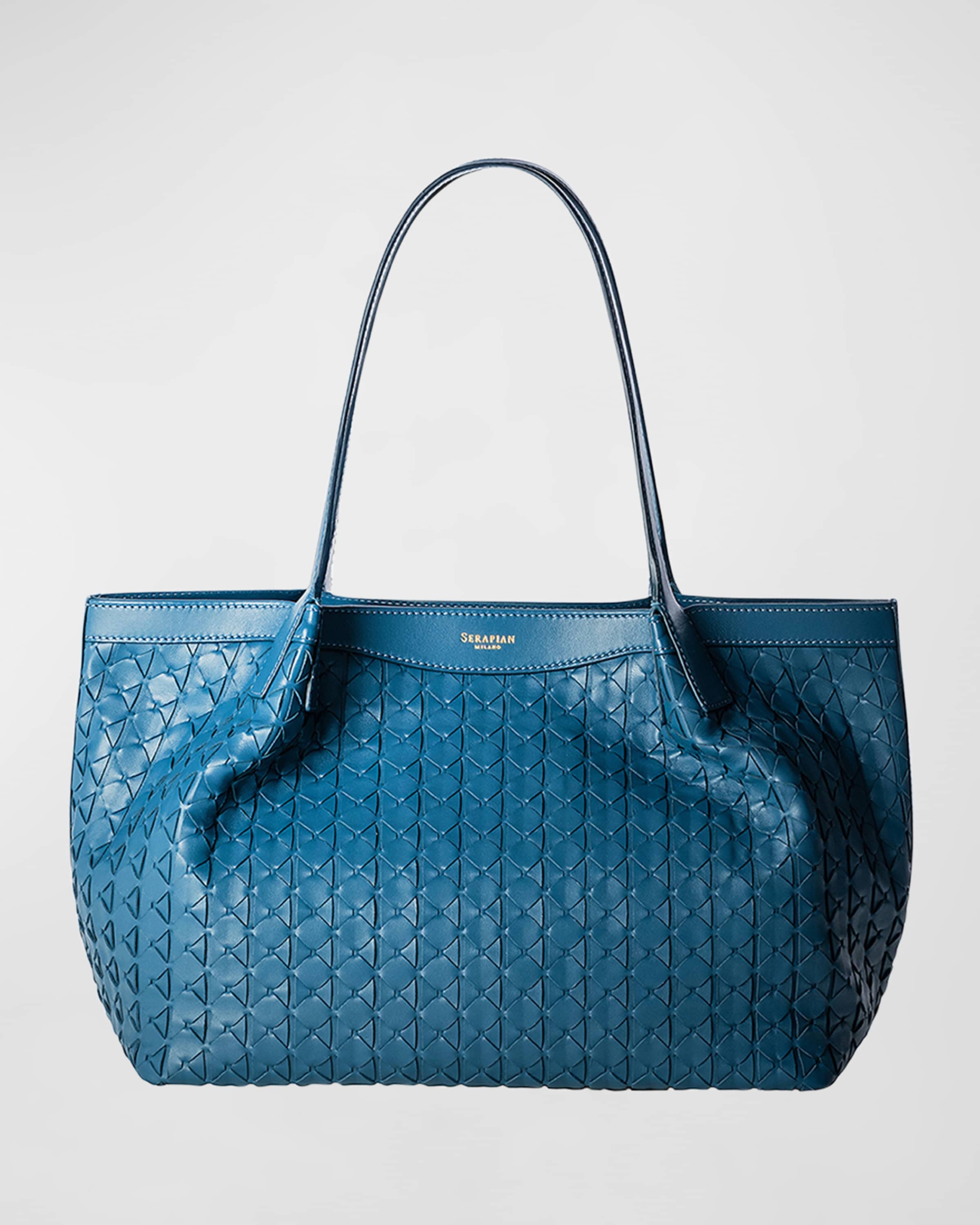 Secret Small Mosaic Leather Tote Bag - 1
