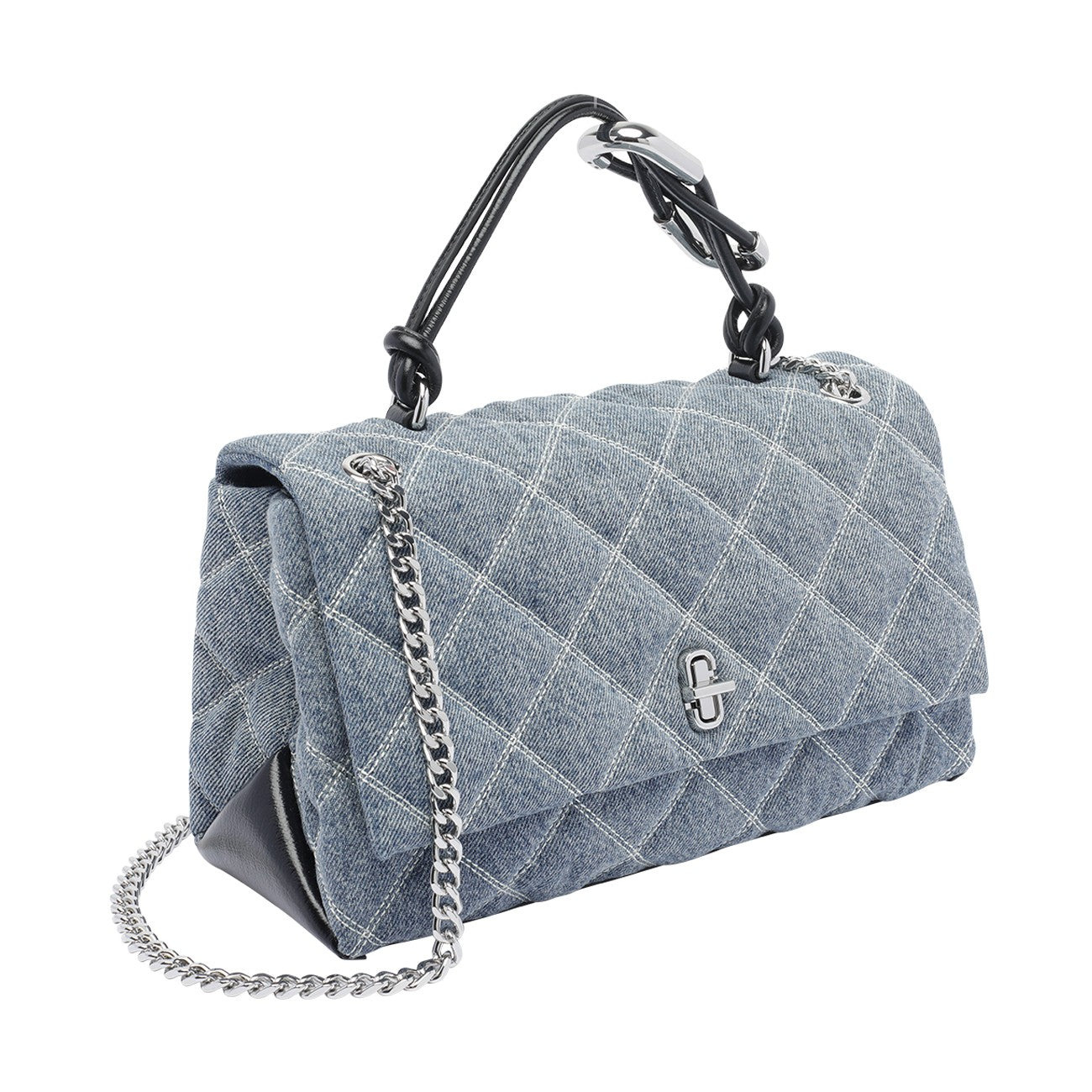 Marc Jacobs Women The Quilted Denim Dual Convertible Shoulder Bag - 2