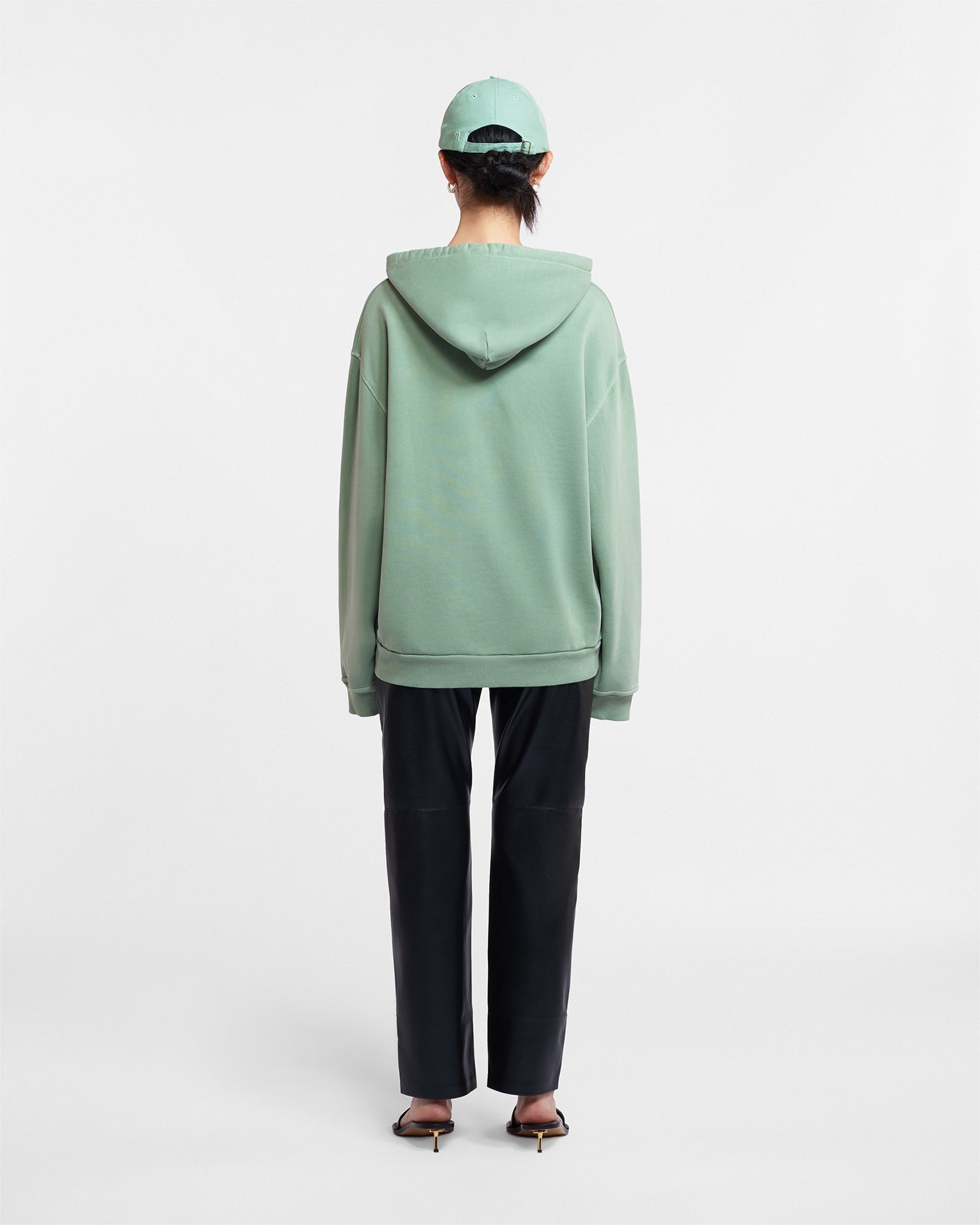 Organically Grown Cotton-Fleece Hoodie - 3