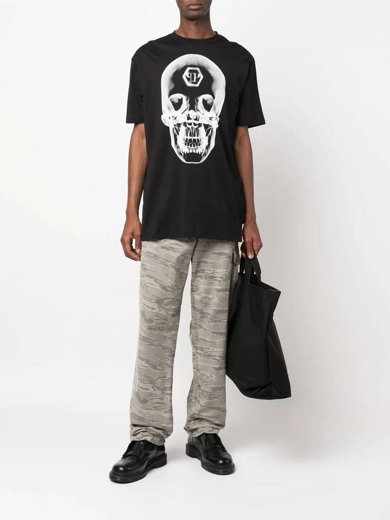 PHILIPP PLEIN skull print T-shirt outlook