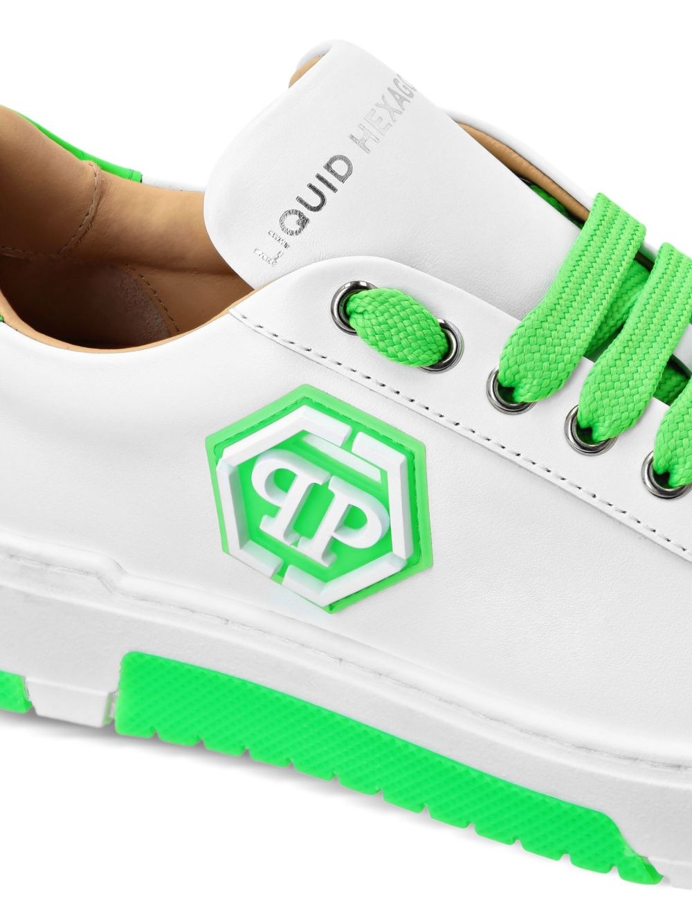 Hexagon-logo sneakers - 4