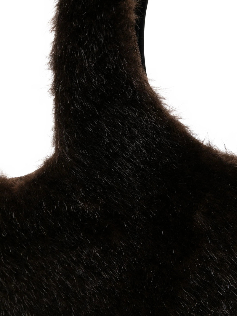 COPERNI Coperni Heart-shaped Fur Tote Bag outlook