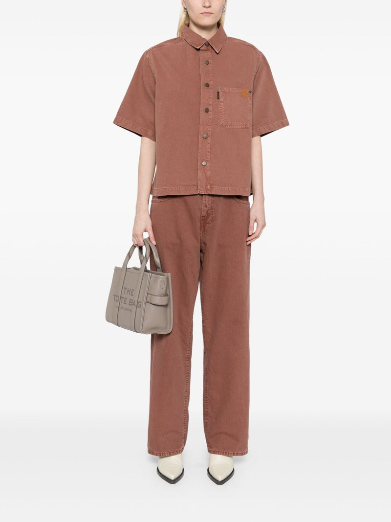 HAIKURE logo-patch shirt outlook