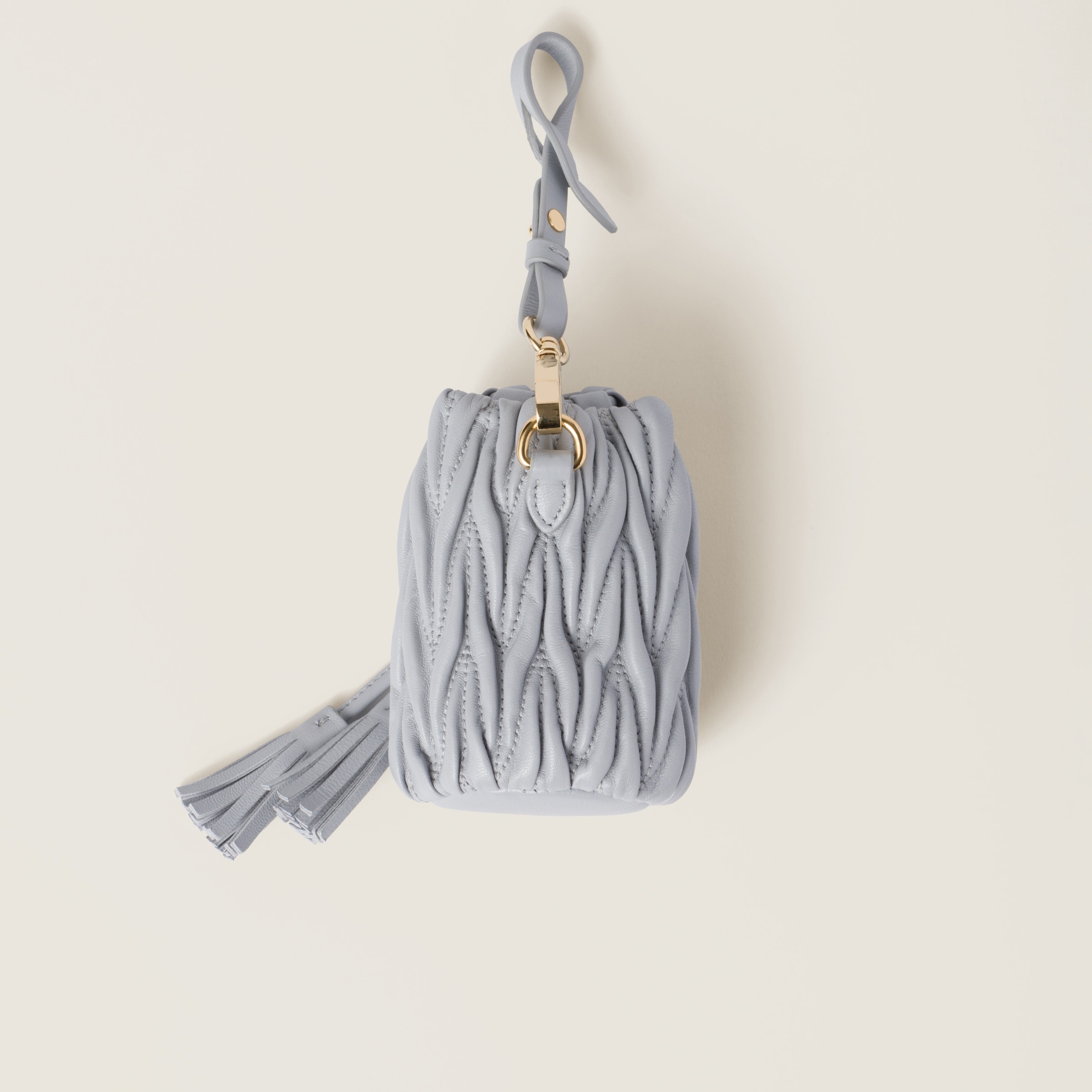 Matelassé nappa leather micro bag - 3