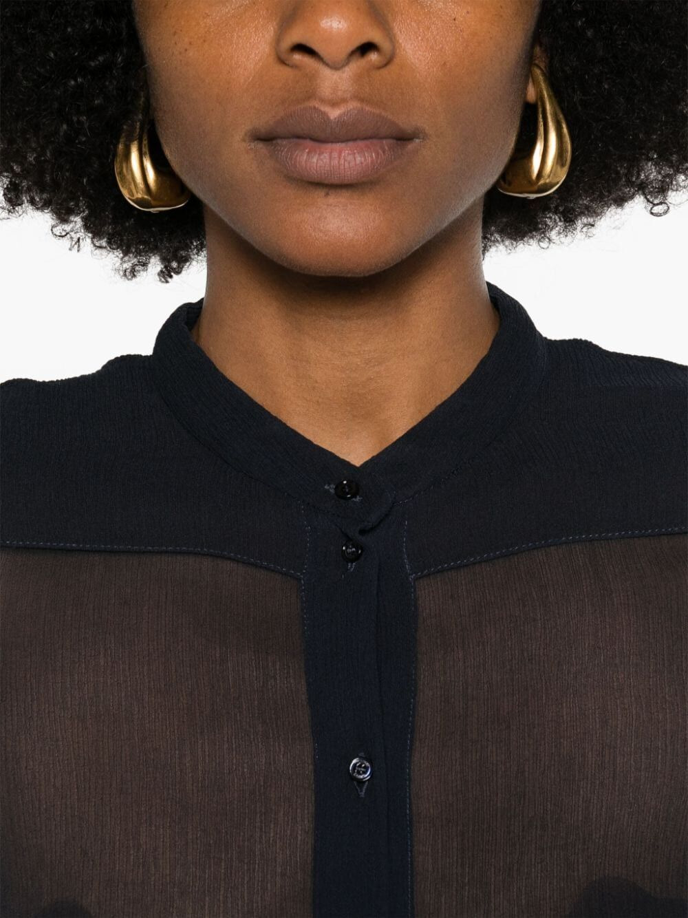 Chloe Women Silk Crepon Shirt - 5