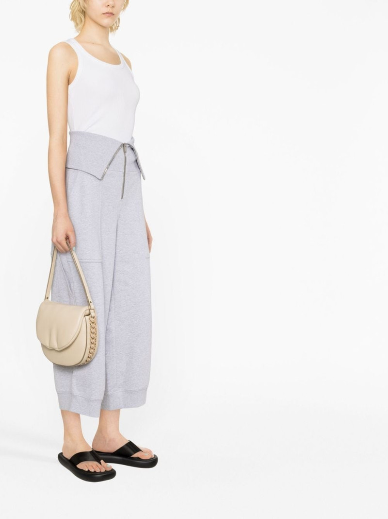 Stella McCartney Frayme chain-link faux-leather shoulder bag outlook