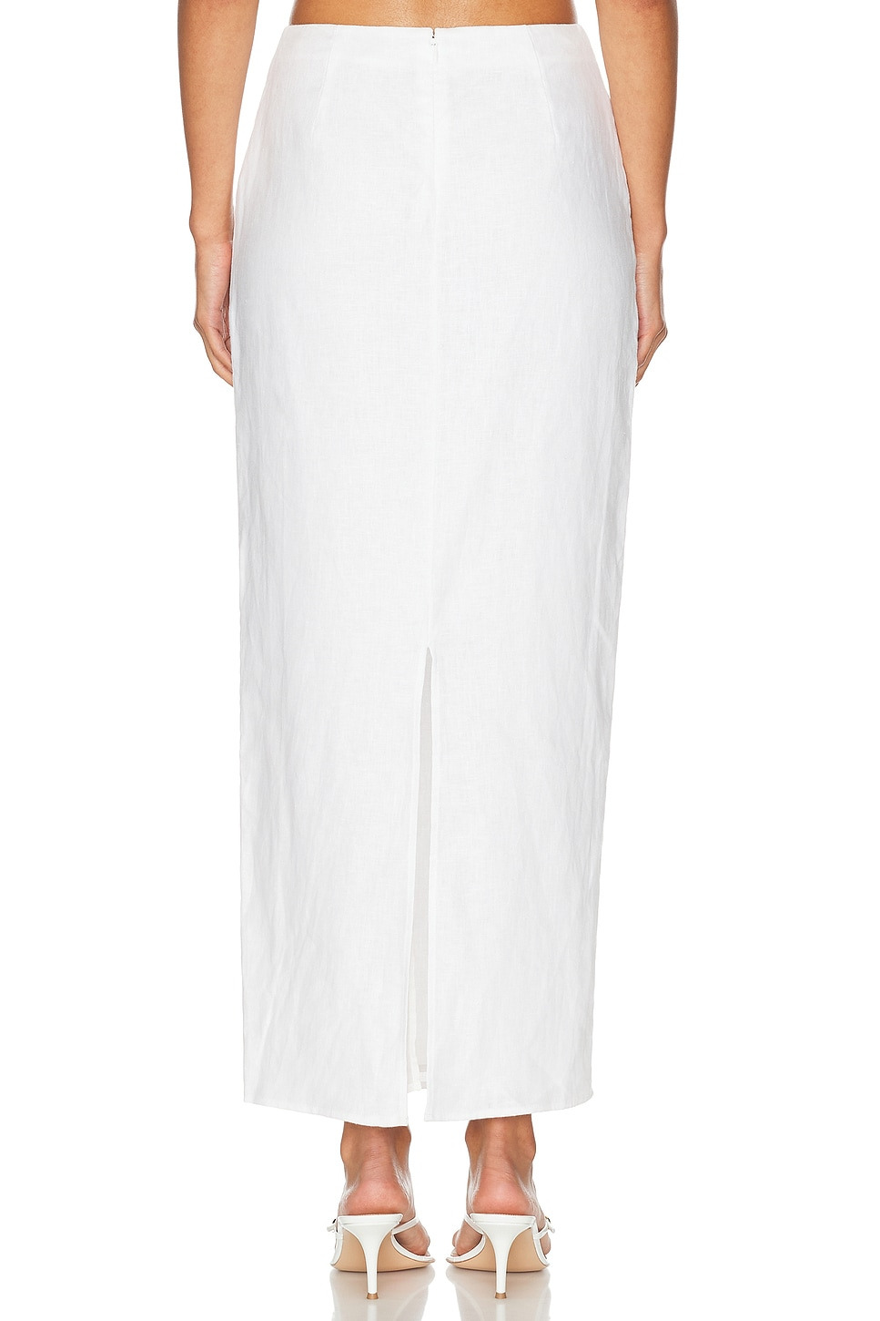Linen Maxi Skirt - 4