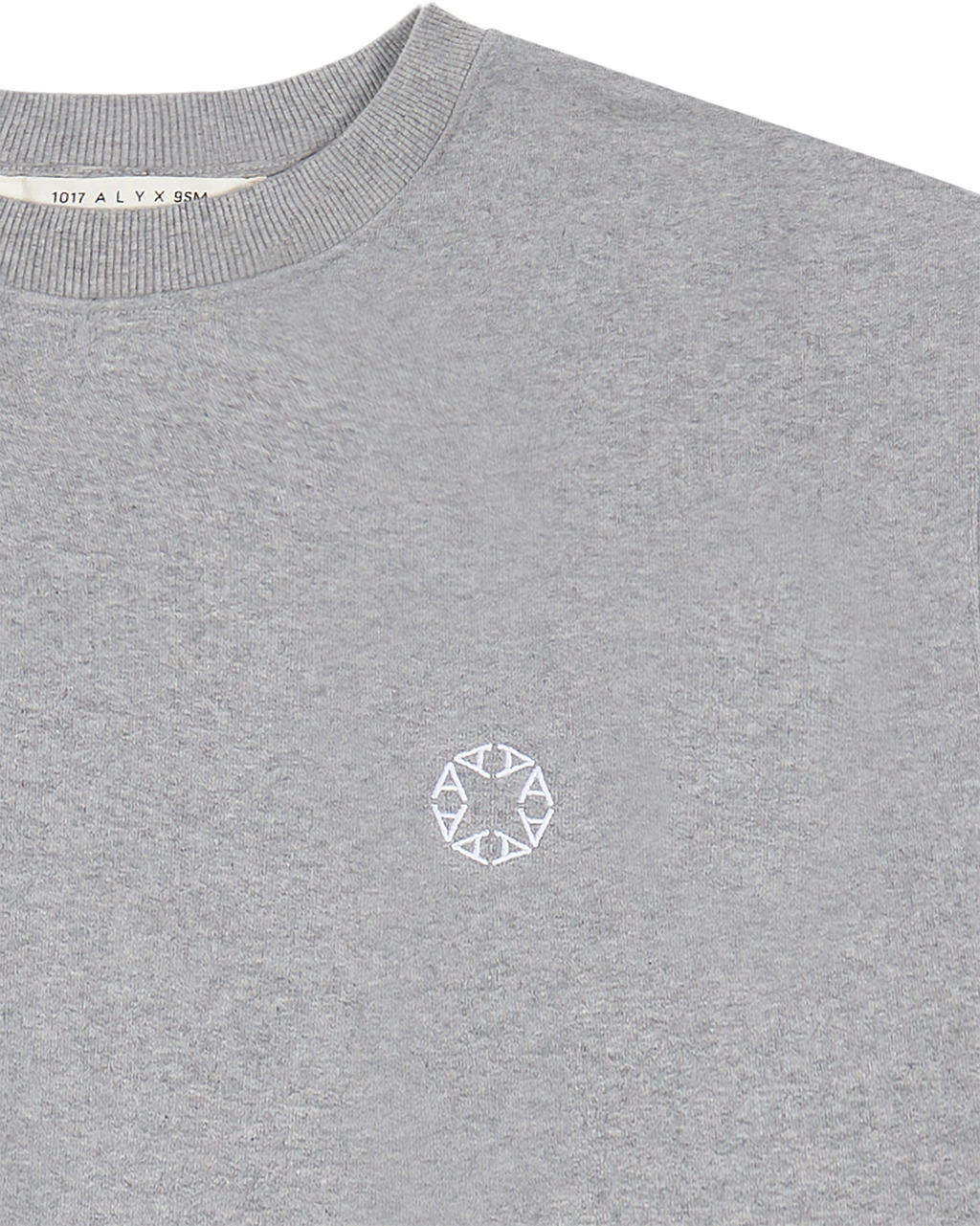 GREY BOXY CREWNECK SWEATSHIRT - 3