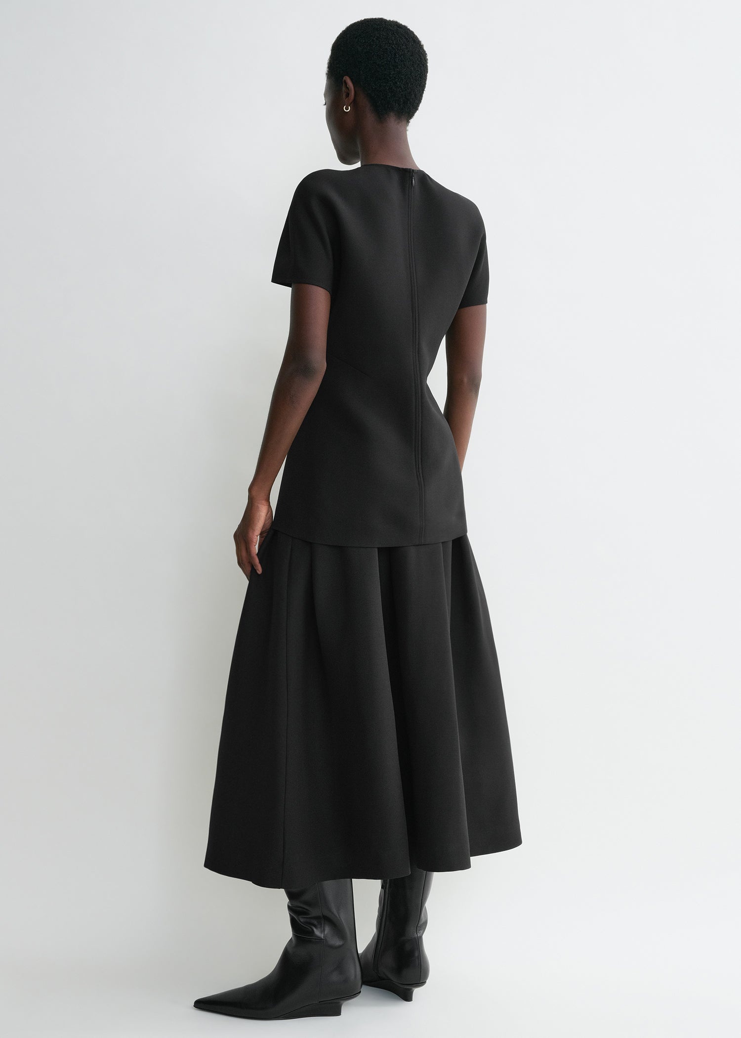 Cap-sleeve top black - 4