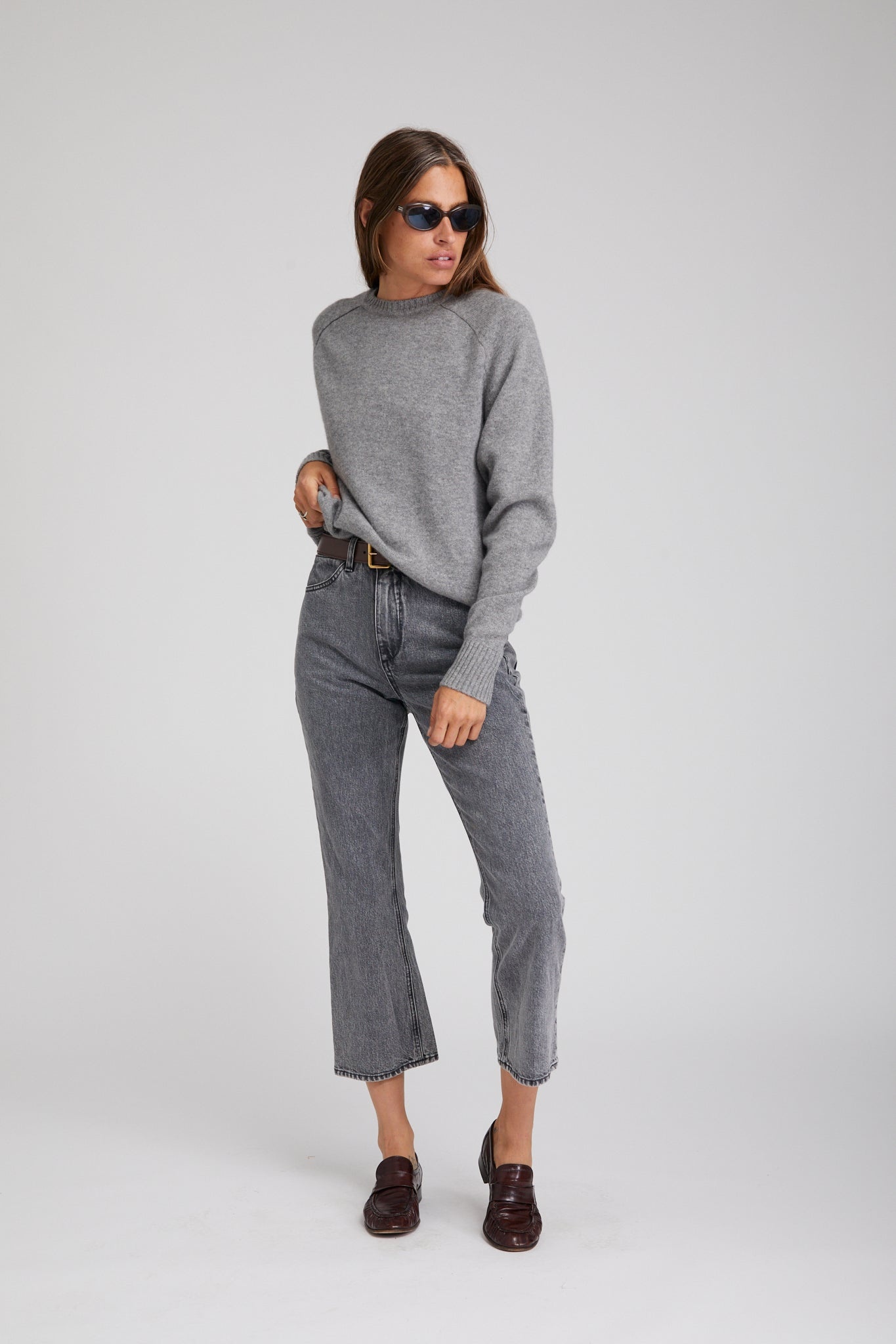 FRIDA CROP FLARE DENIM - 4
