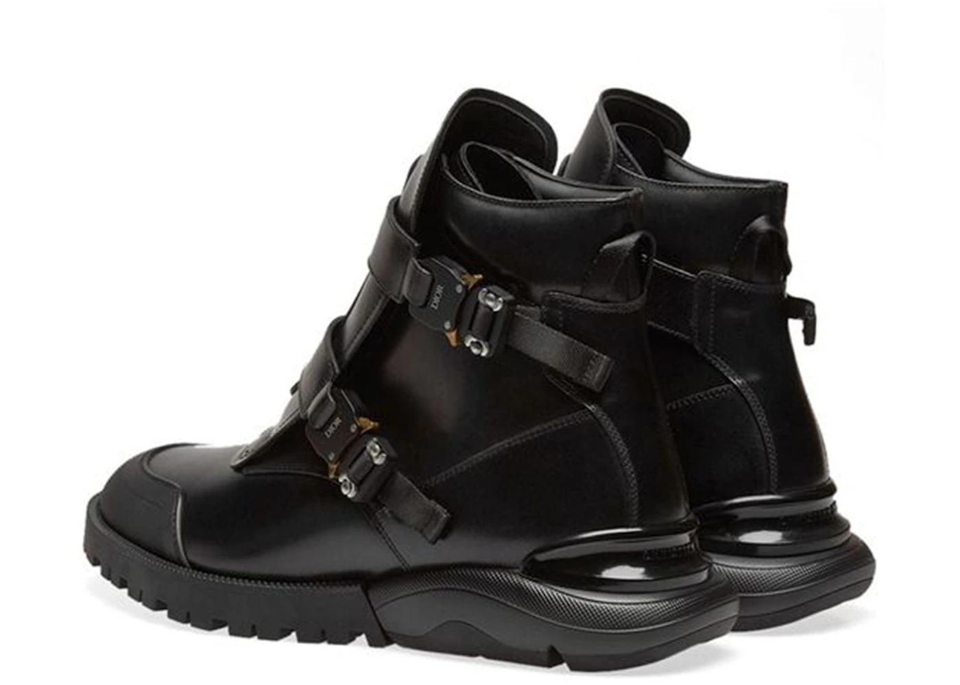 Dior Buckle Military Combat Boot Black - 3