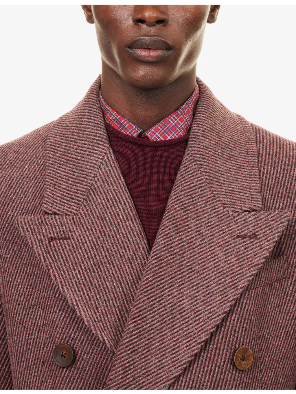 Winston Double-Breasted Wool Coat - 5