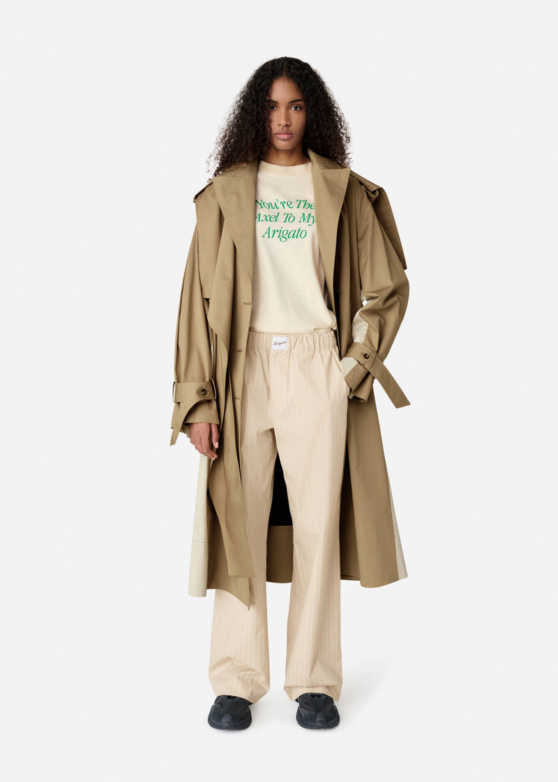 Axel Arigato Striped Cotton Trousers outlook