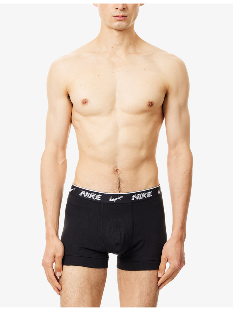Nike Everyday Pack of Three Stretch-Cotton Trunks outlook