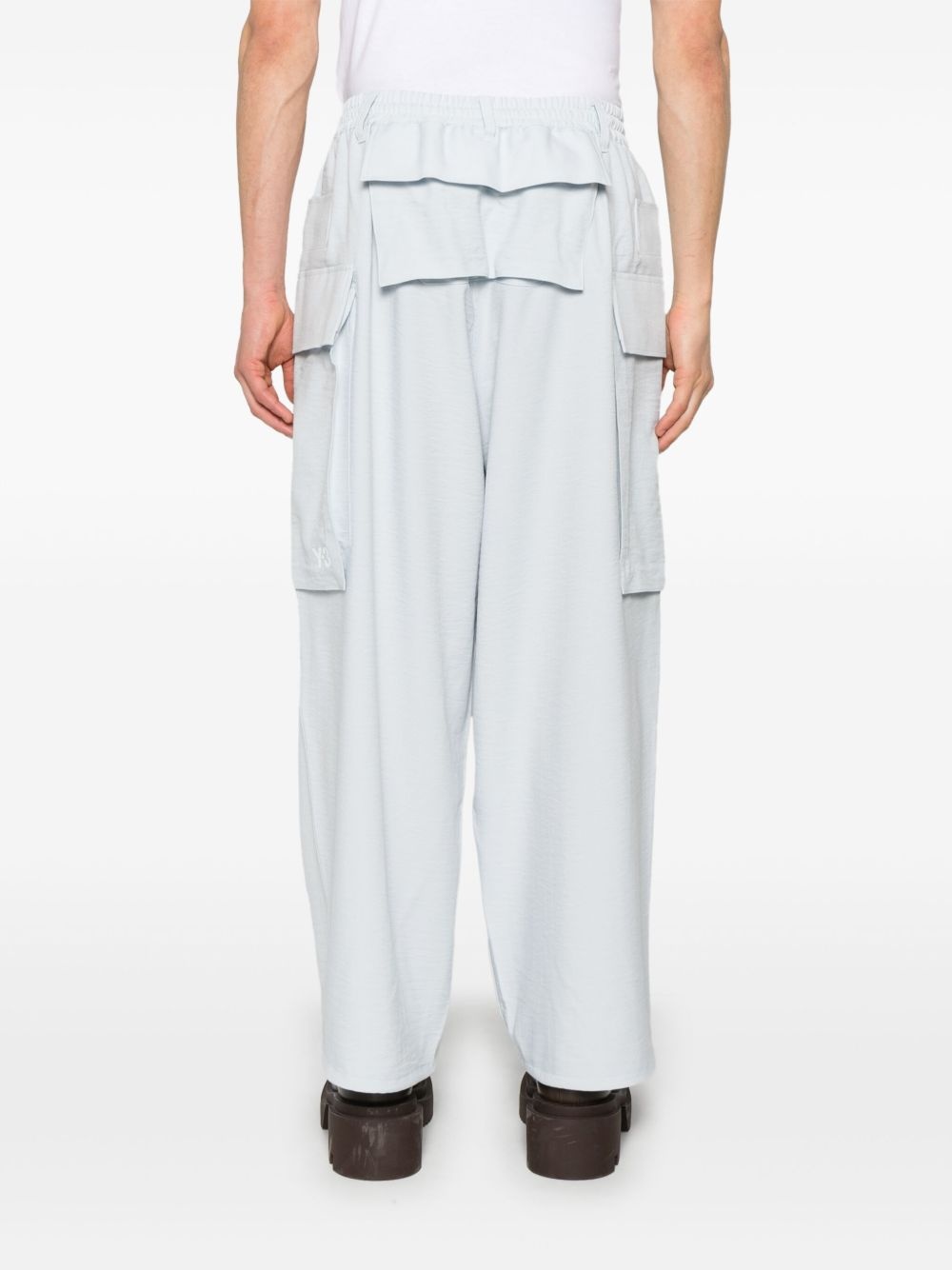 wide-leg cargo pants - 4