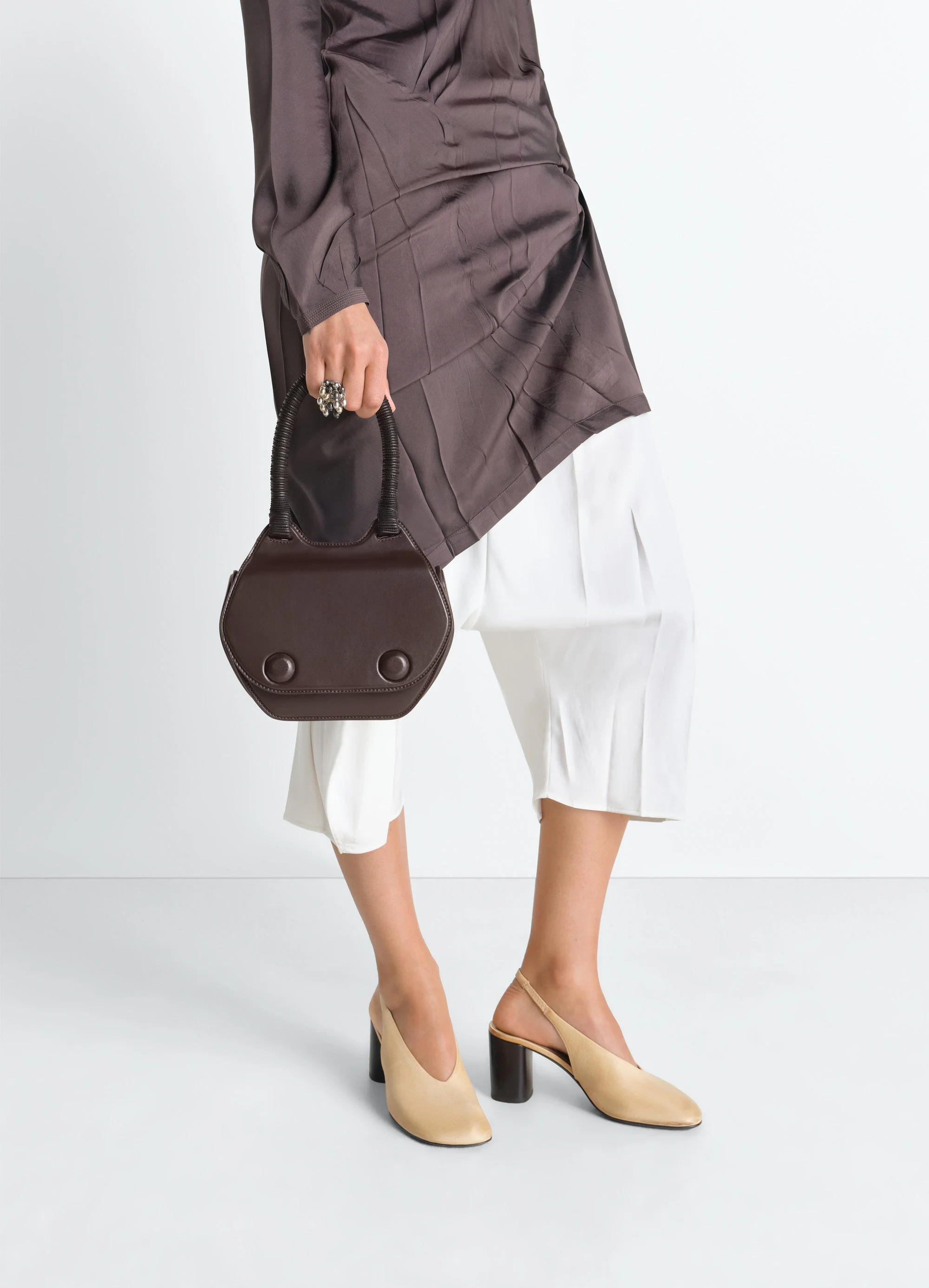 FROG HANDBAG IN LEATHER - 1