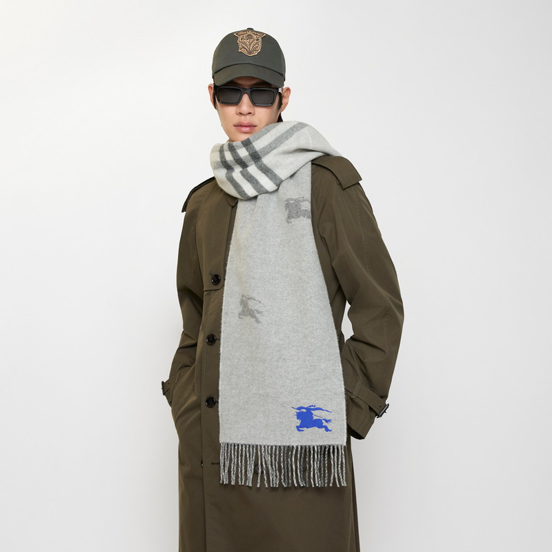 Reversible EKD Check Cashmere Scarf 6