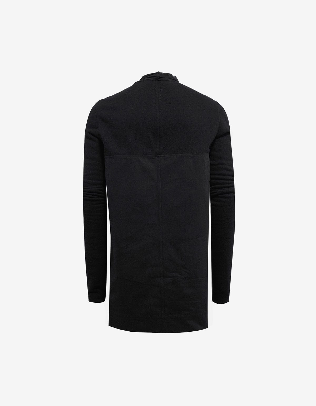 Rick Owens Black Emotionless Panelled Sweatshirt - AW16 - 2