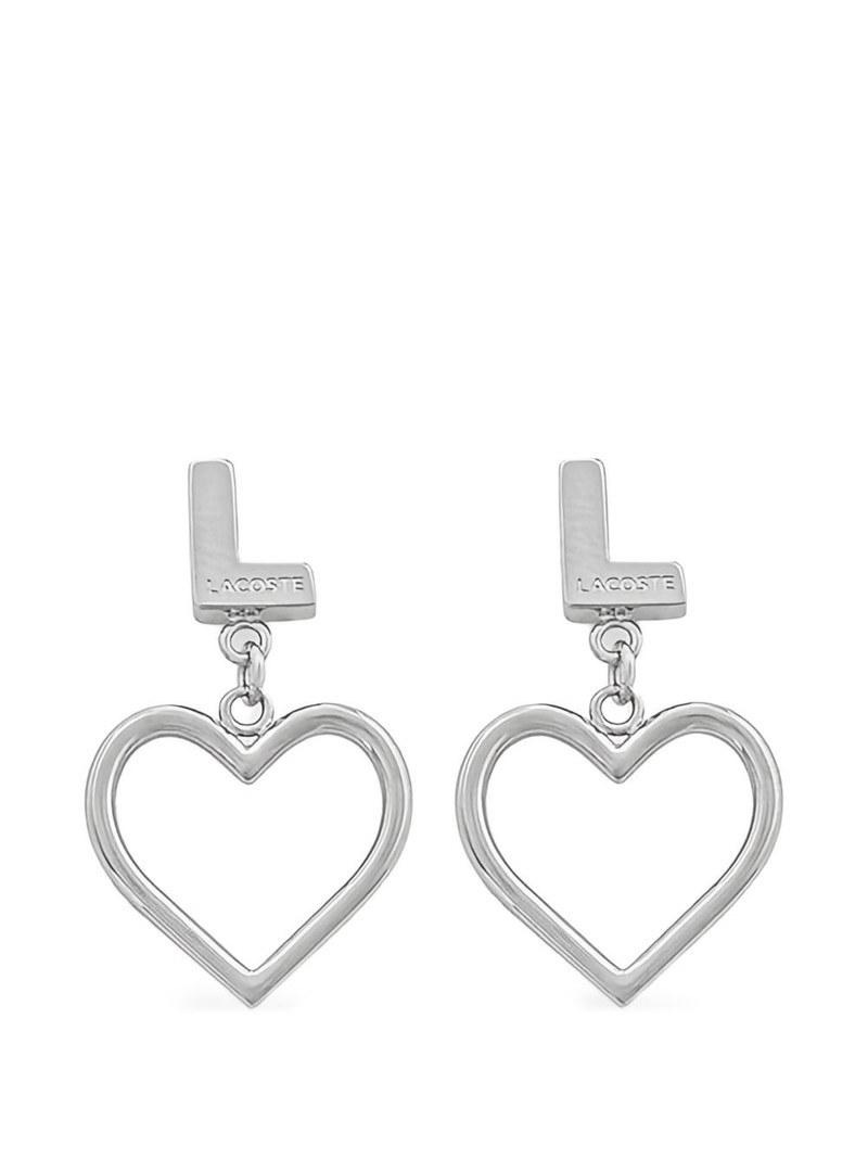 heart-logo earrings 1