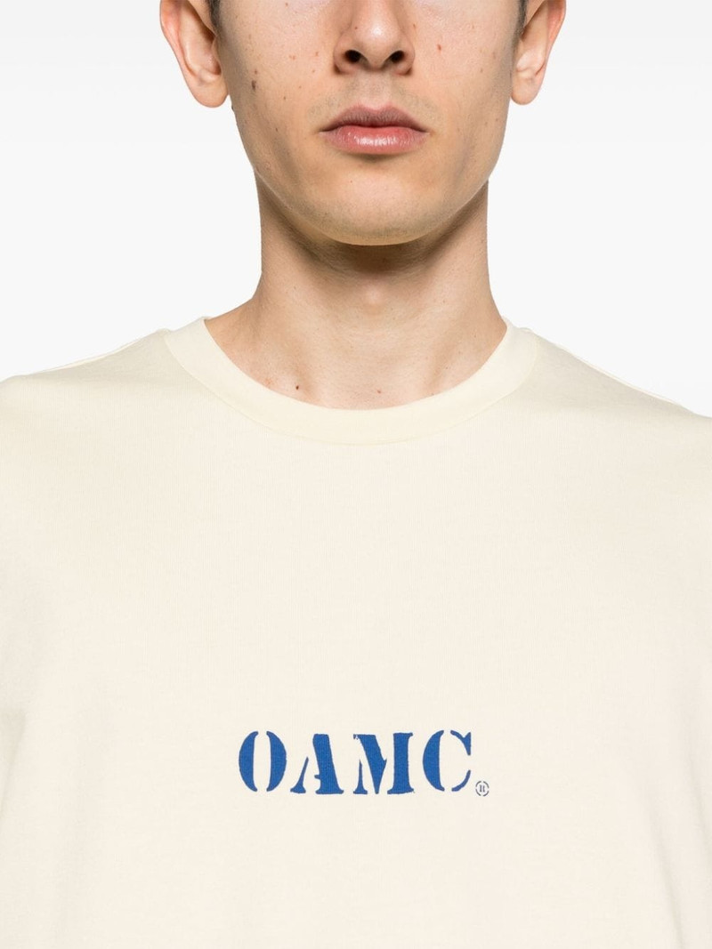 logo-print organic cotton T-shirt 5