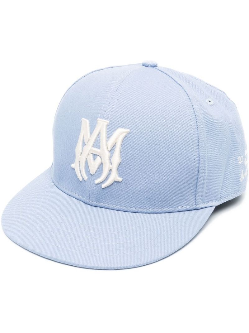 embroidered-logo cotton cap - 1