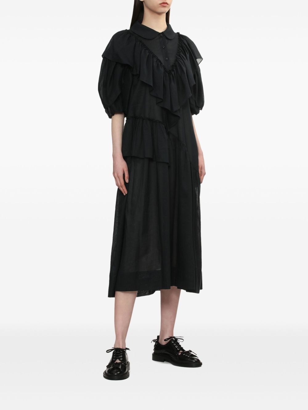 cotton-blend dress - 2