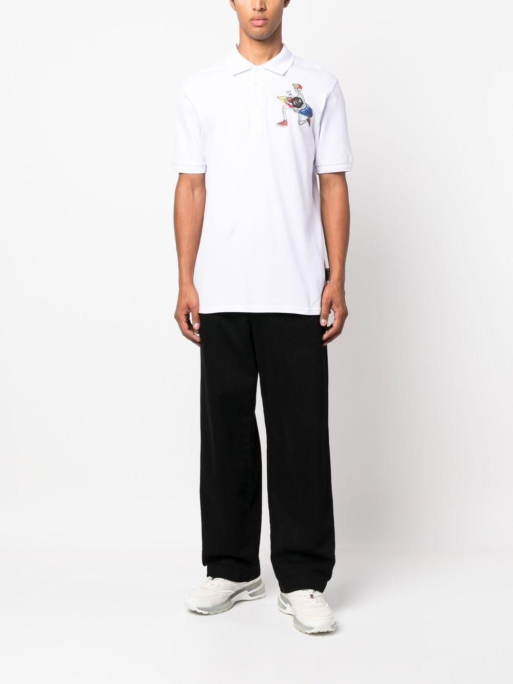 graphic-print polo shirt - 2