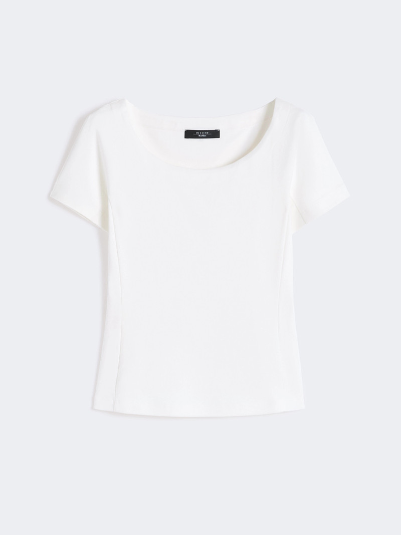 MULTIG Fitted jersey top - WHITE 1