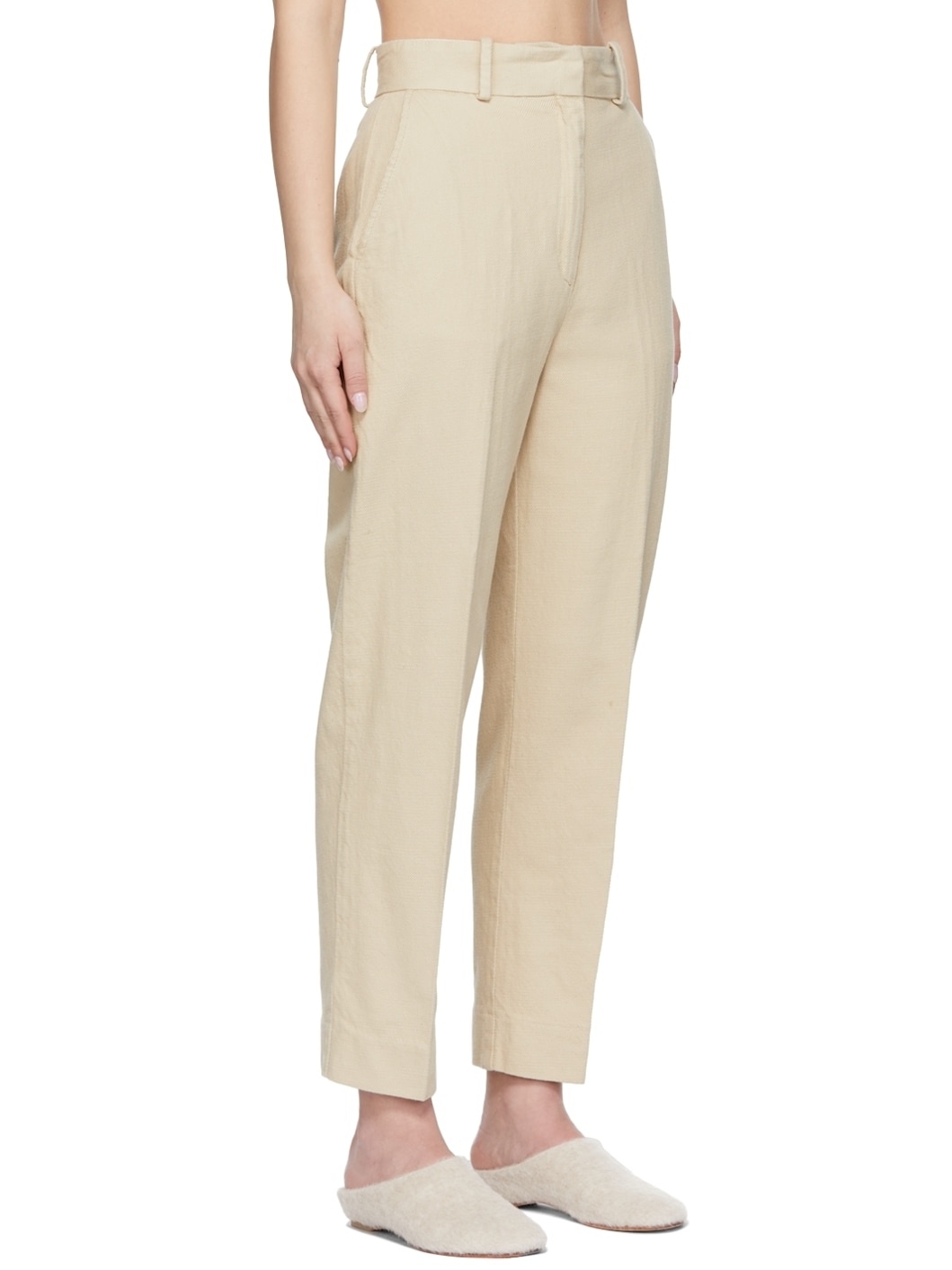 Beige Assuka Trousers - 2