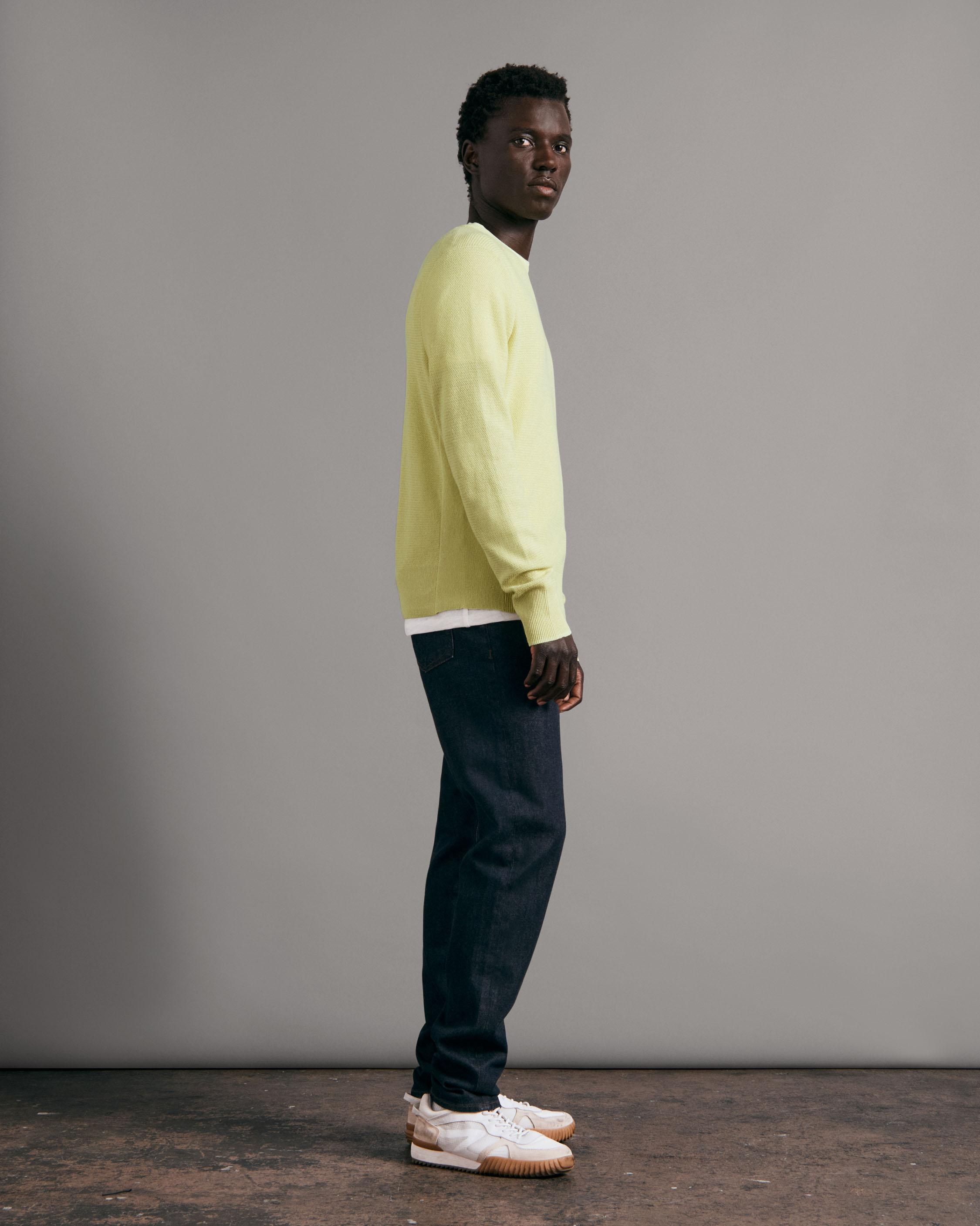 Hemp Cotton Blend Crew
Classic Fit Sweater - 4
