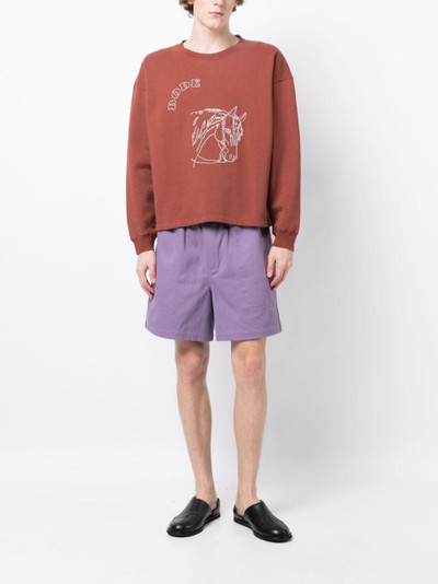 BODE logo-embroidered cotton sweatshirt outlook