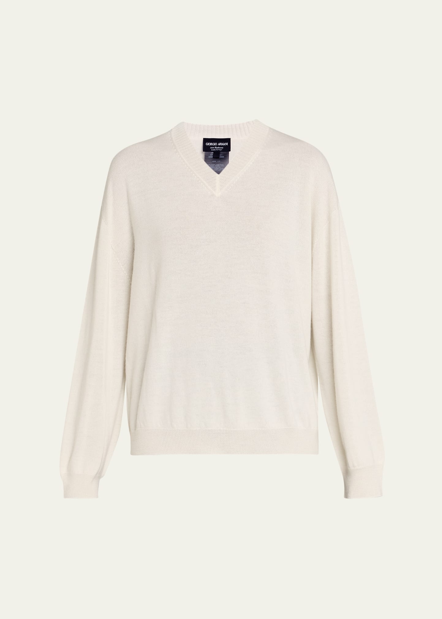V-Neck Cashmere Sweater - 1