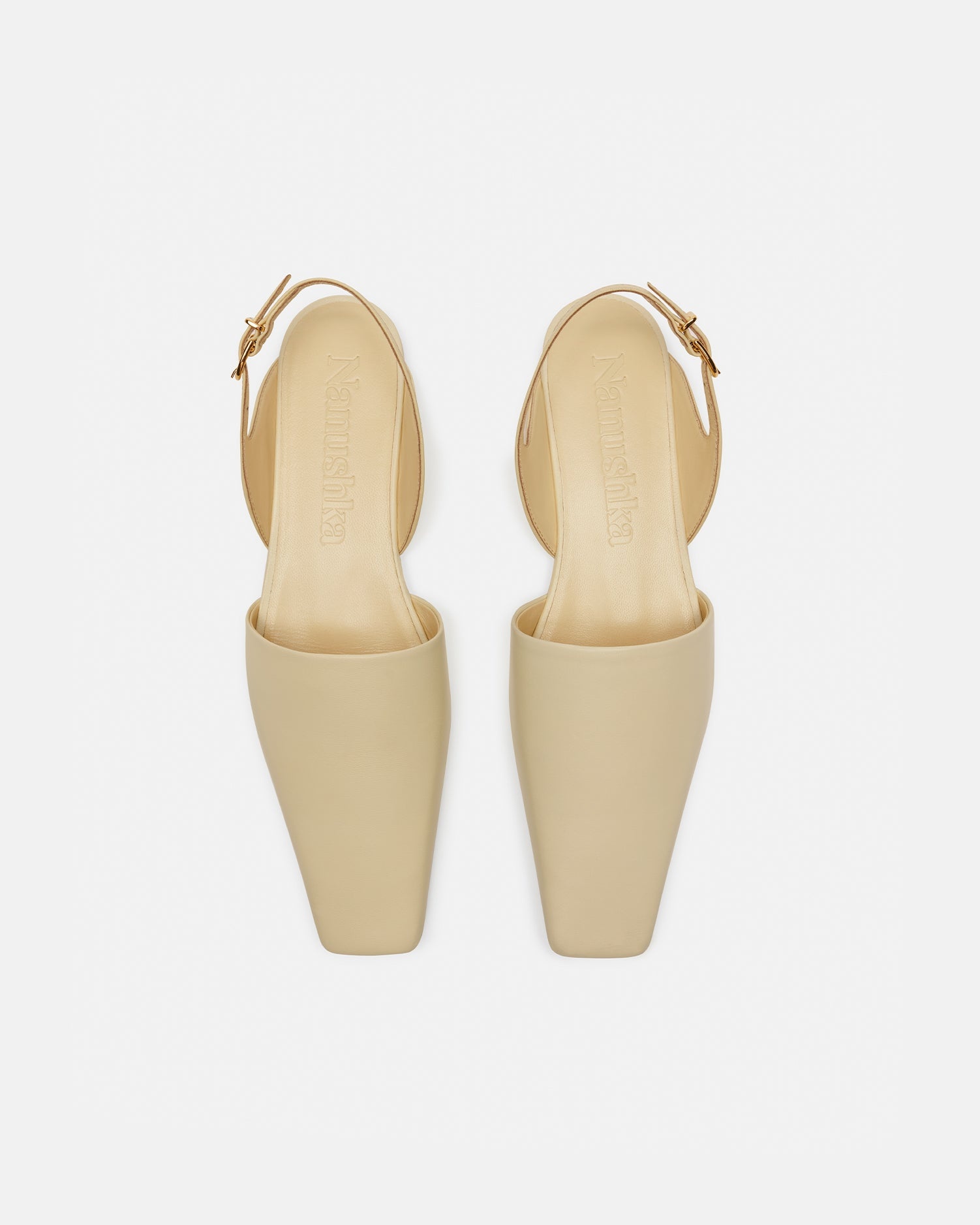 Leather Point-Toe Flats - 2