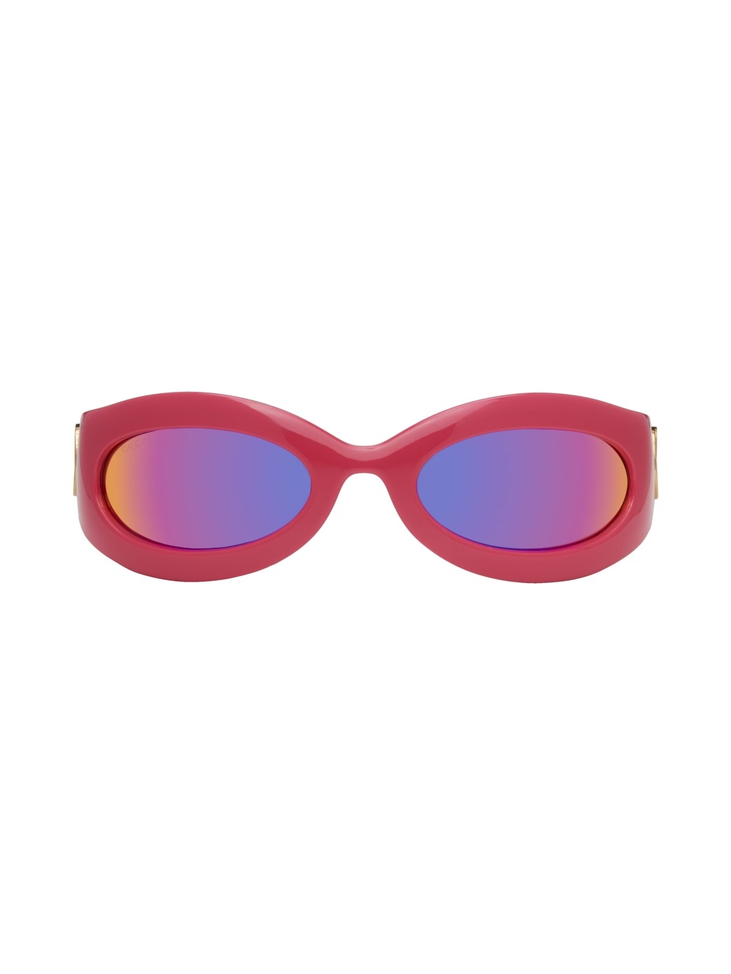 Pink Oval Sunglasses - 1