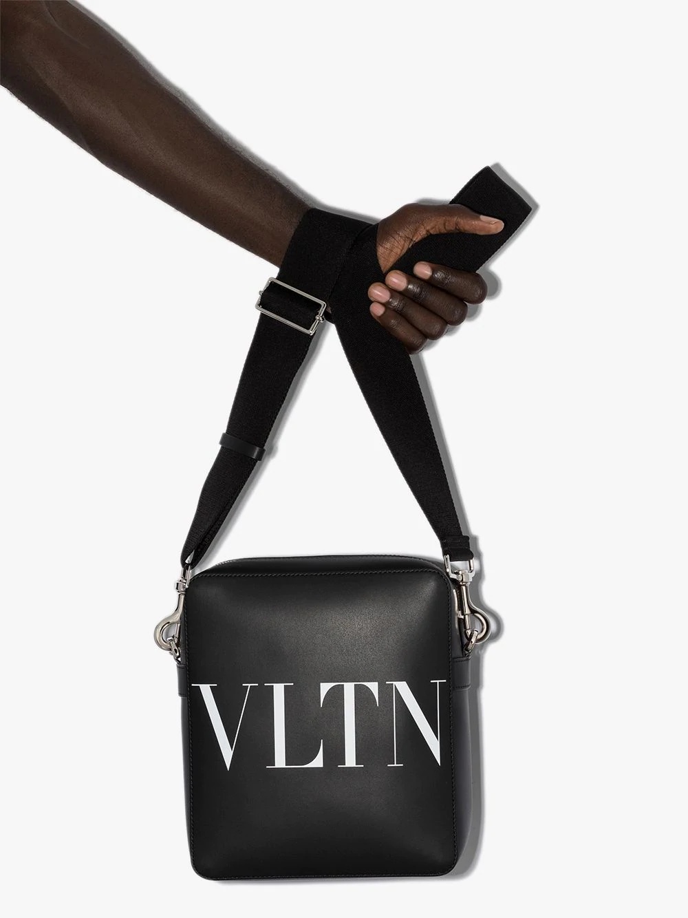 VLTN logo-print shoulder bag - 4