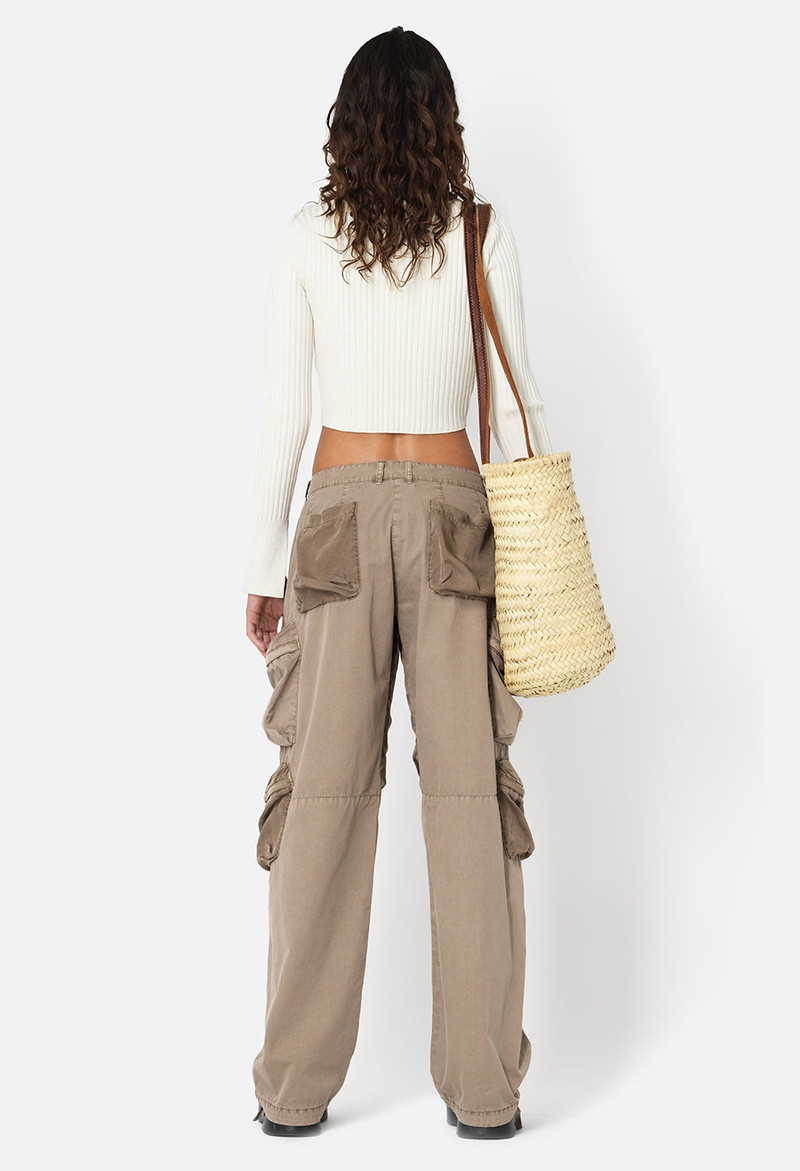 John Elliott PIPER SILK CROPPED CARDIGAN outlook
