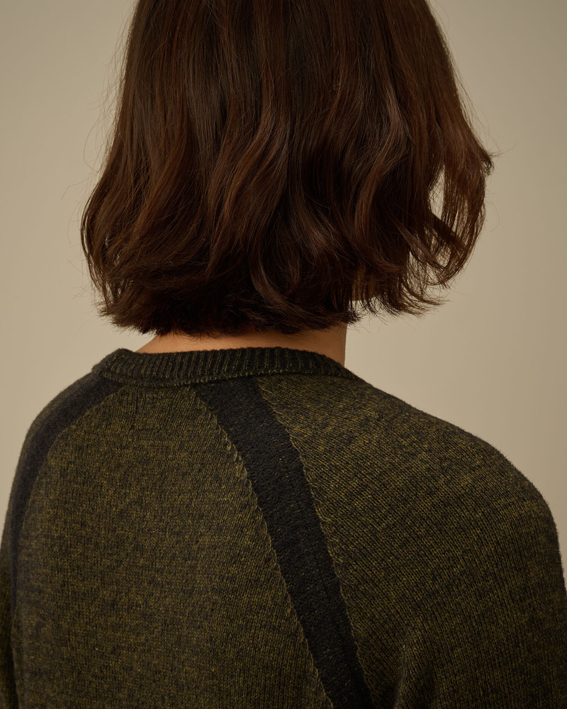 Fleece Knit Crewneck Sweater 6