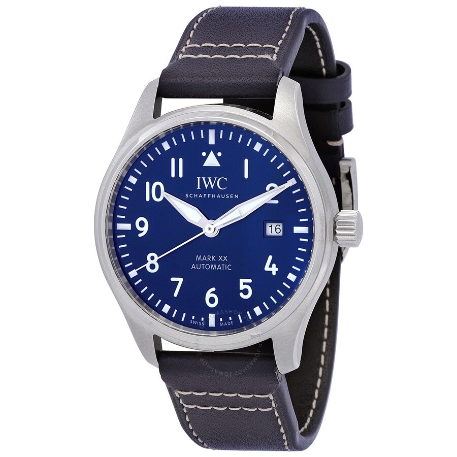 IWC Mark XX Pilots Automatic Blue Dial Men's Watch IW328203 - 1