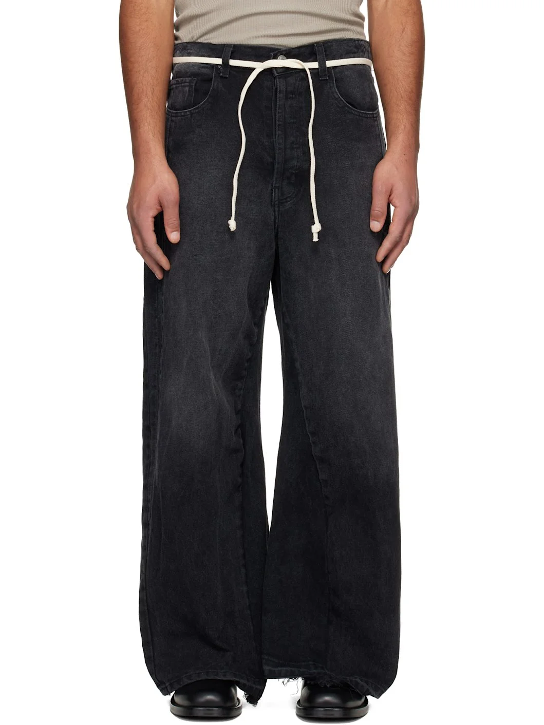 Black Meta He Rose 2 Jeans - 1