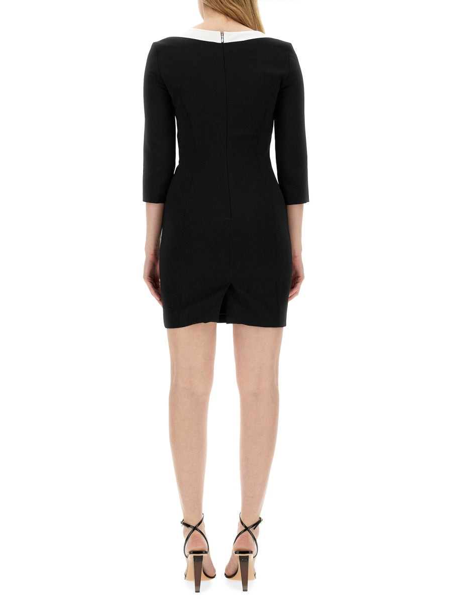 Moschino Women Crepe House Symbols Dress !? - 3