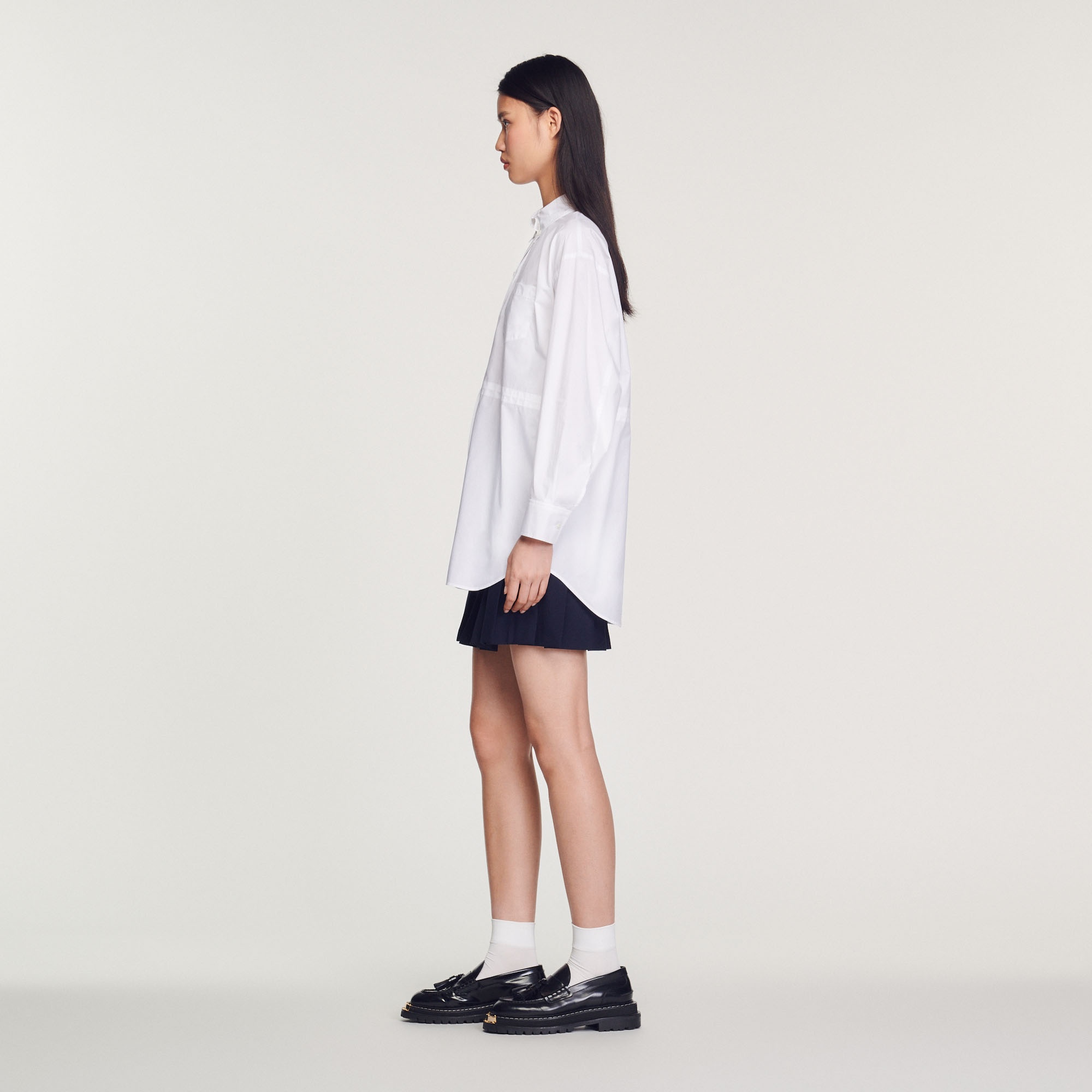 Long drawstring shirt - 7