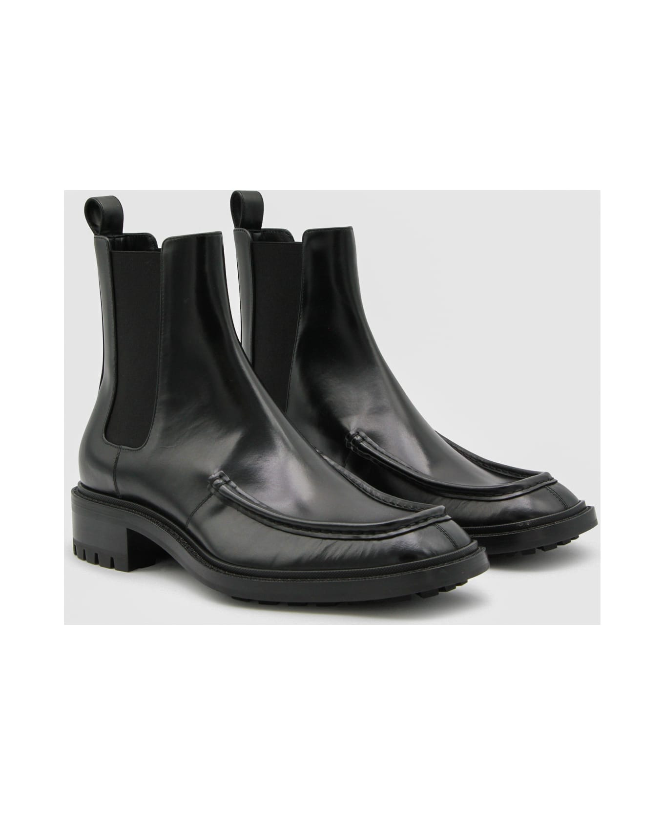 Black Leather Boots - 2